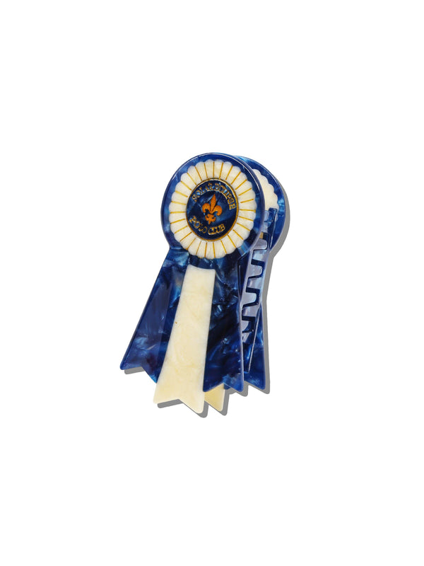 Solar Eclipse - Claw Hair Clip - Polo Club Ribbon