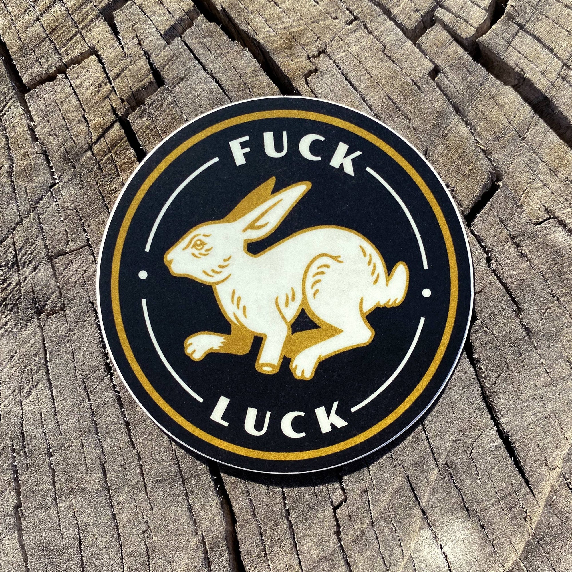 Fuck Luck Sticker - Space Camp