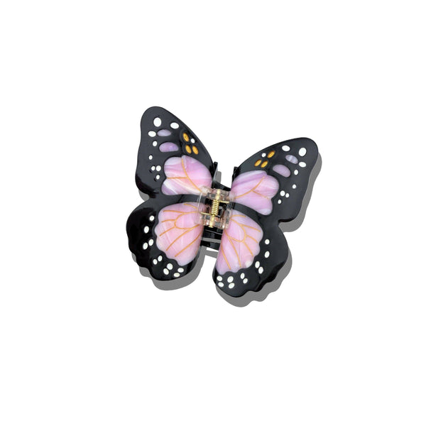 Solar Eclipse - Limited Edition Claw Hair Clip - Monarch Butterfly - Lavender