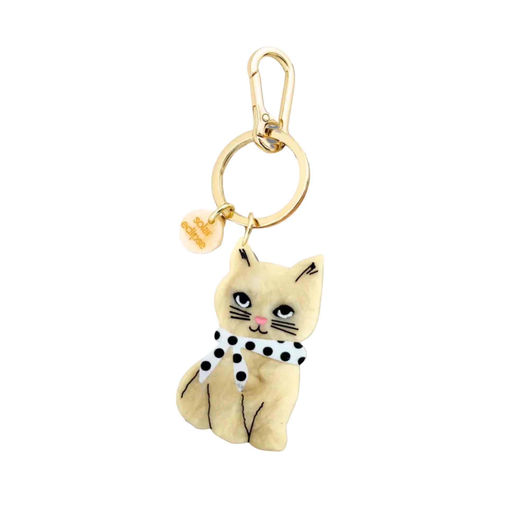 Solar Eclipse - Claw Clip - Scarf Kitten