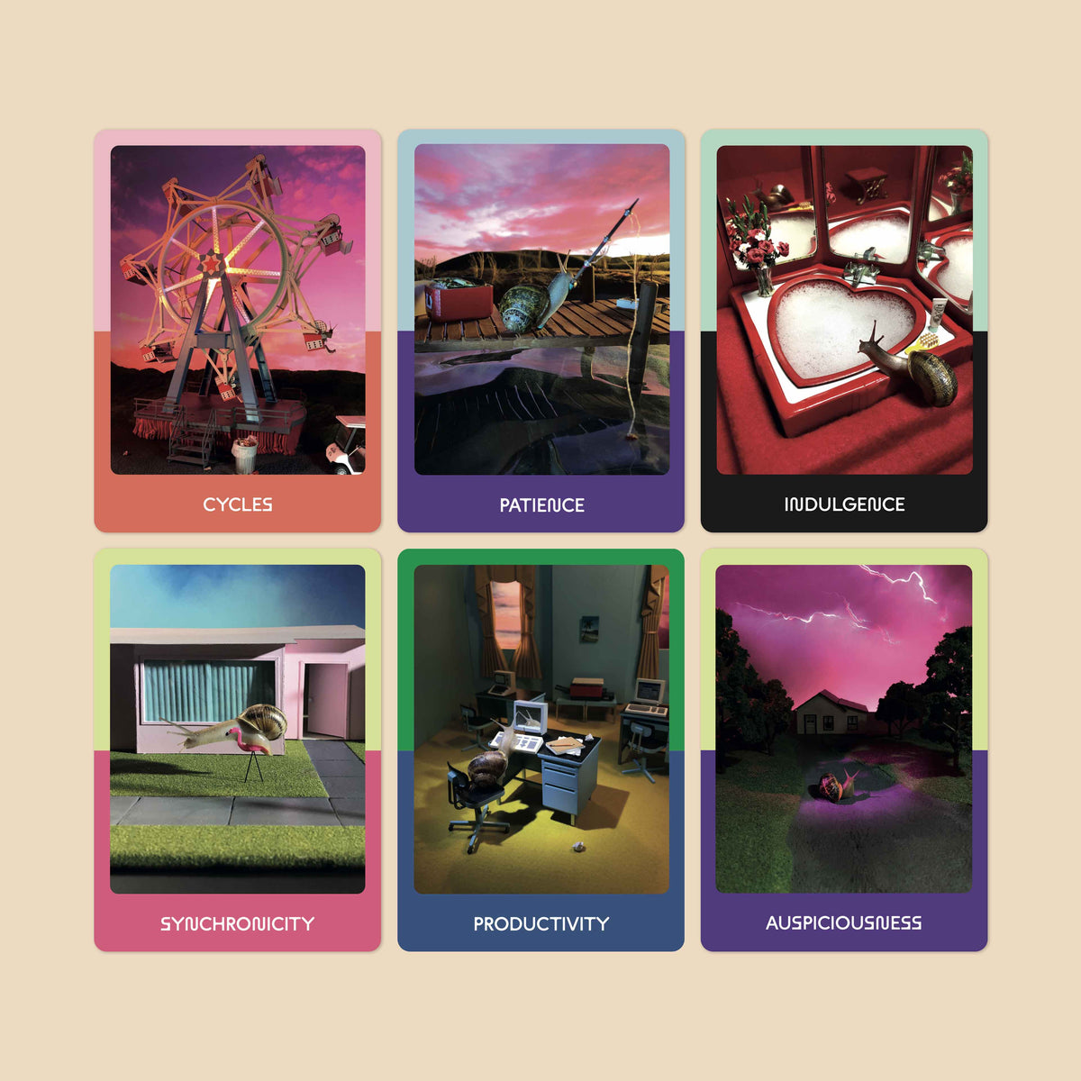 Broccoli - The Snail Oracle: 33 Card Deck & Guidebook