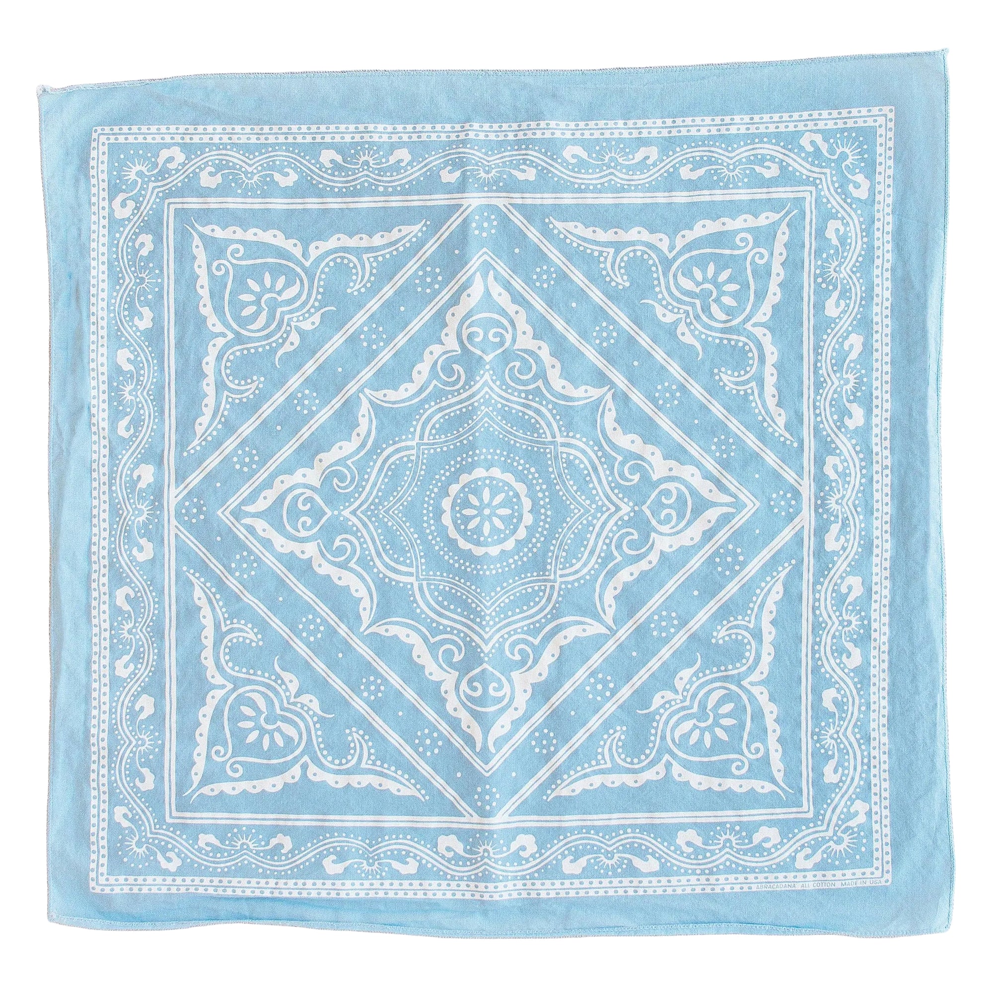 Western Bandana - Light Blue