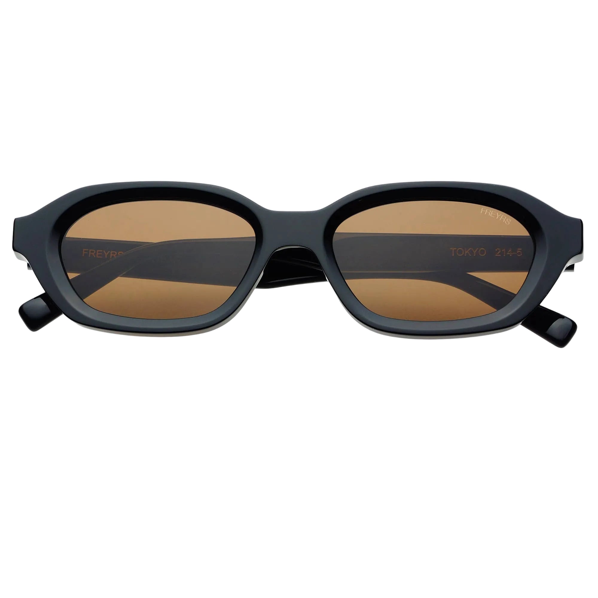 FREYRS - Tokyo Sunglasses - Black/Brown