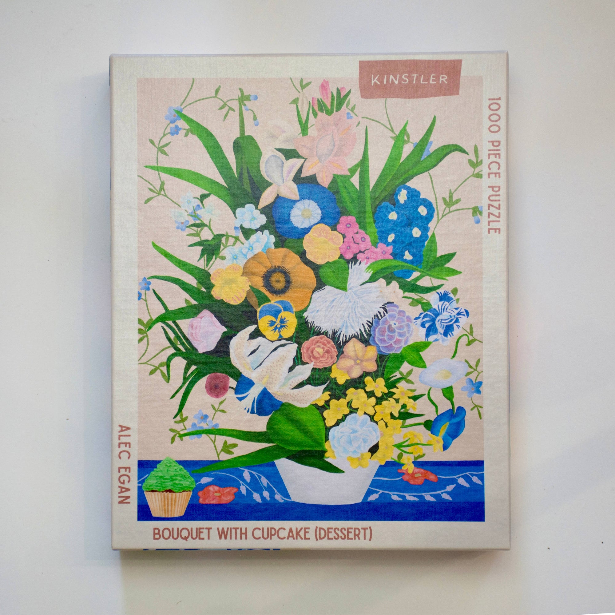 Kinstler Puzzles - Bouquet with Cupcake (dessert)