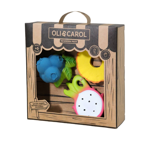 Oli & Carol - Newborn Teether Toy Pack - Tropical