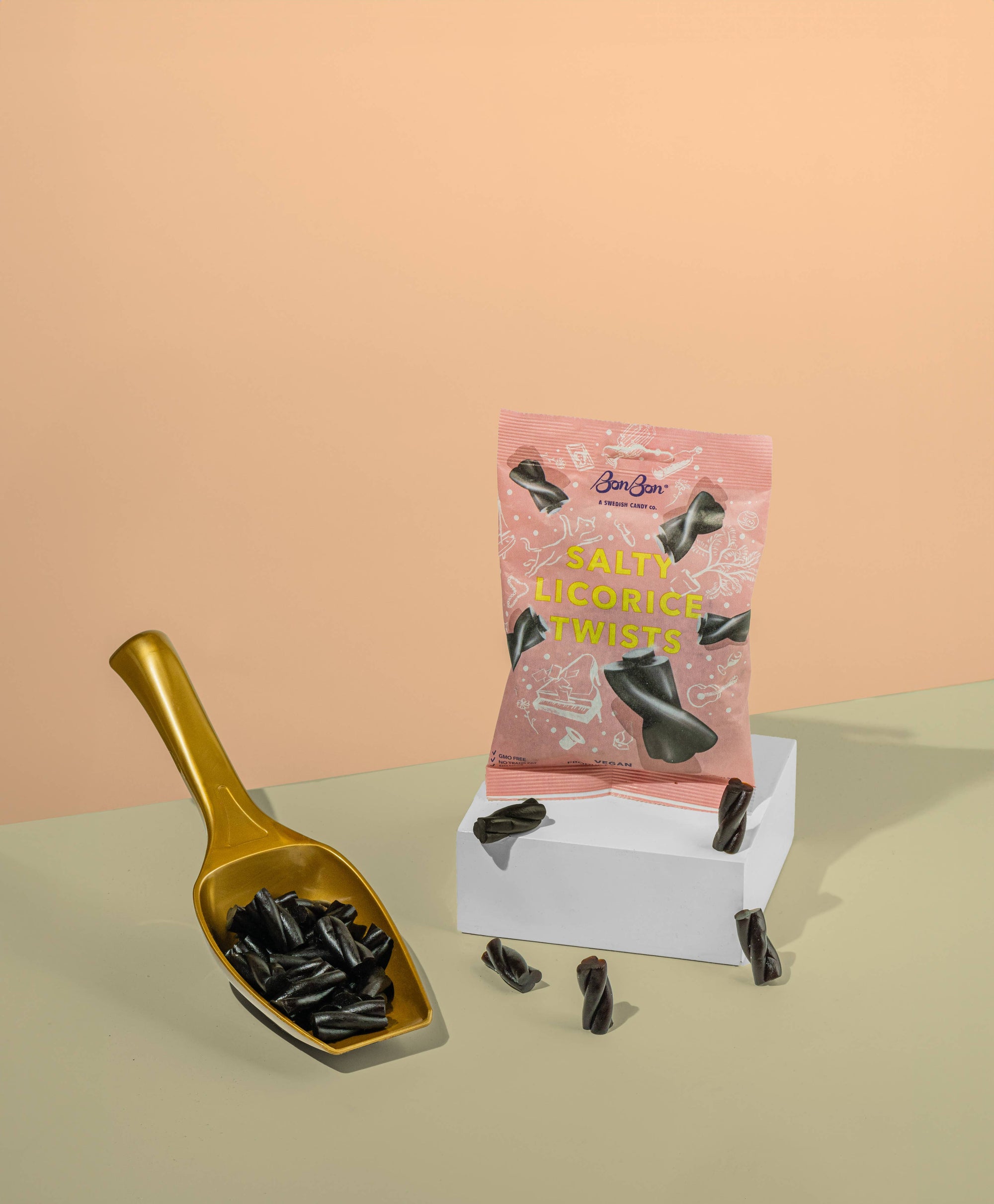 BonBon - Swedish Candy - Black Licorice Twist