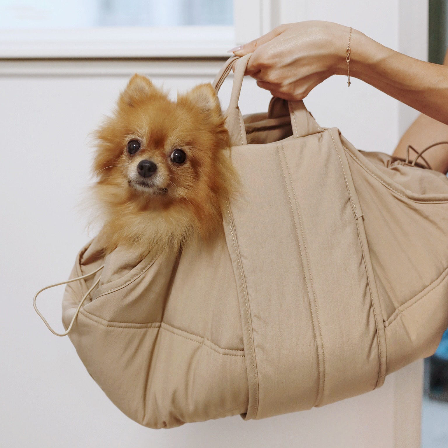 Lambwolf Collective - Olla Petite Pet  Carrier - Camel
