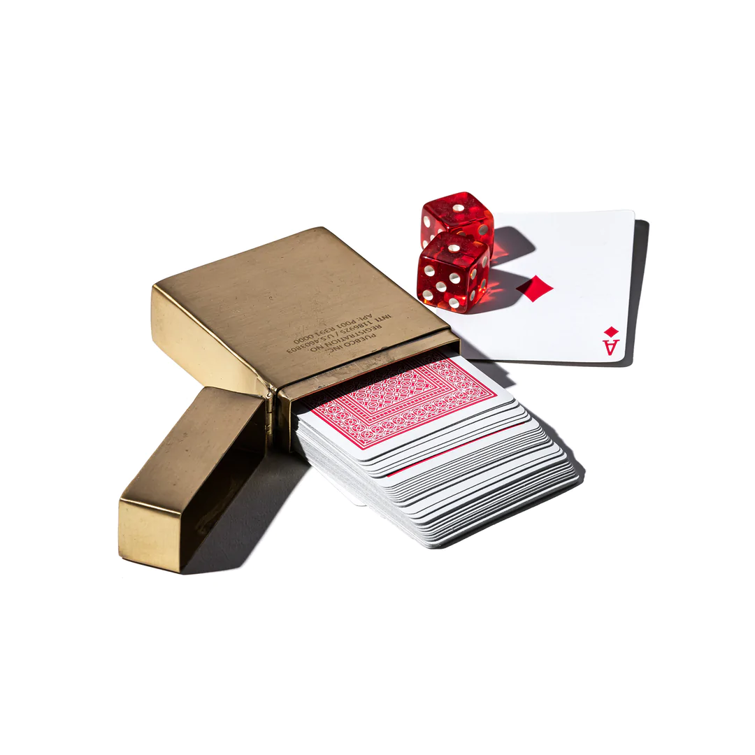 Puebco - Brass Playing Card Case