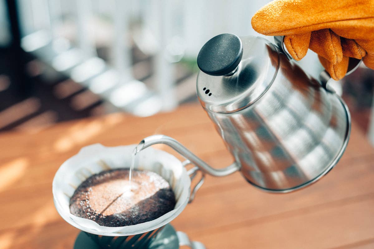 Hario - Outdoor V60 "Buono" Metal Drip Kettle