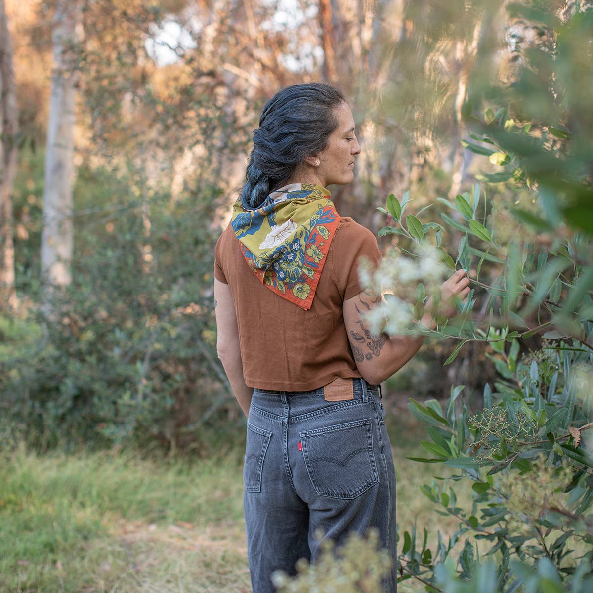 Organic Fair Trade Bandana - San Gabriel Foothills