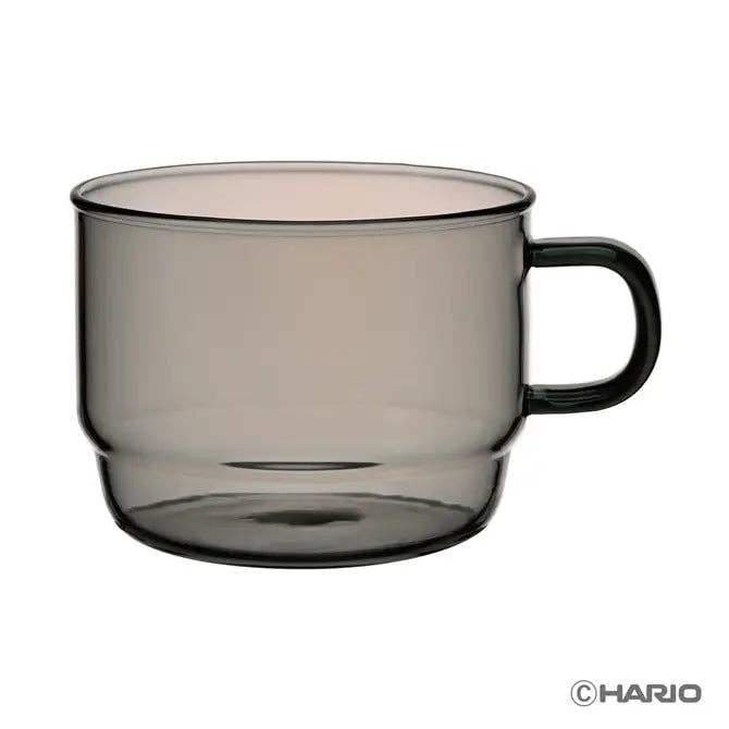 Hario - Colors Glass Series - Stackable Mug 300mL: Grey