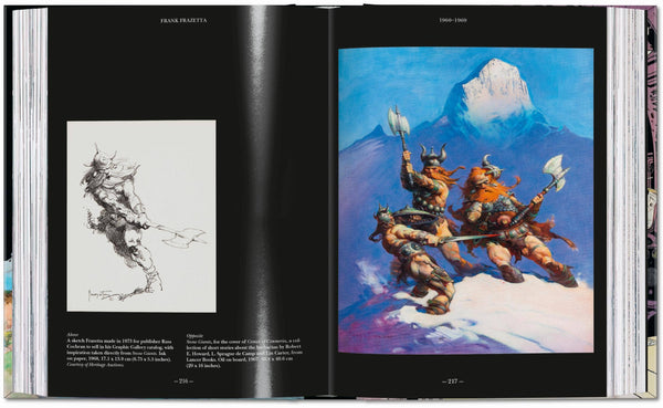 The Fantastic Worlds of Frank Frazetta - 45th Ed. (German, French, English)