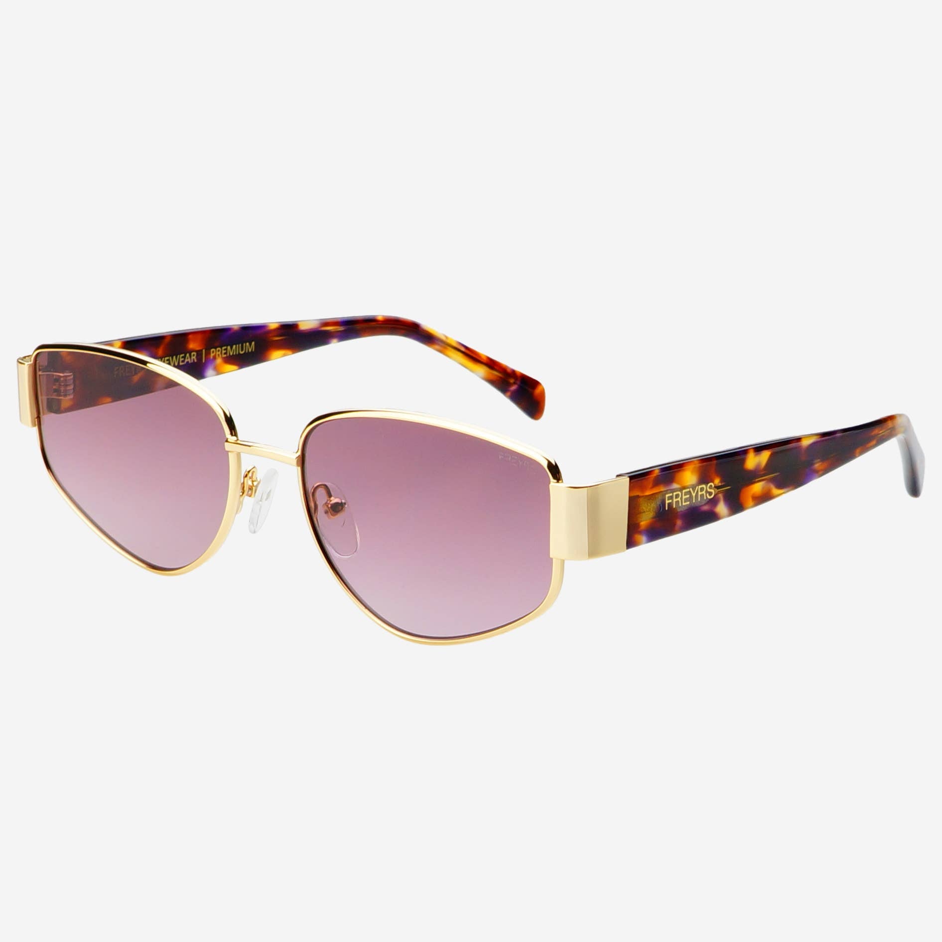 FREYRS - Delilah Sunglasses - Gold / Lavender