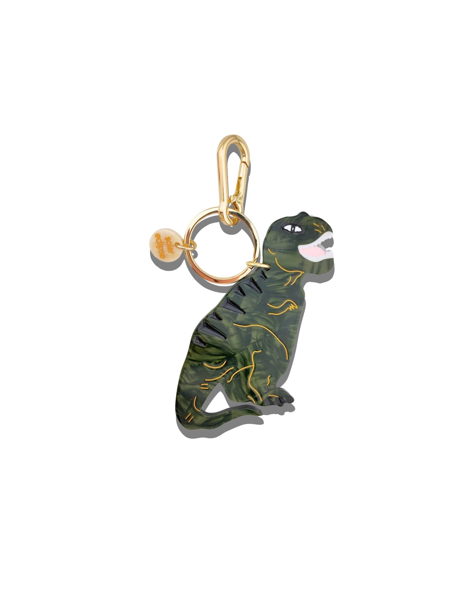 Solar Eclipse - Bag Charm + Keychain - Dinosaur