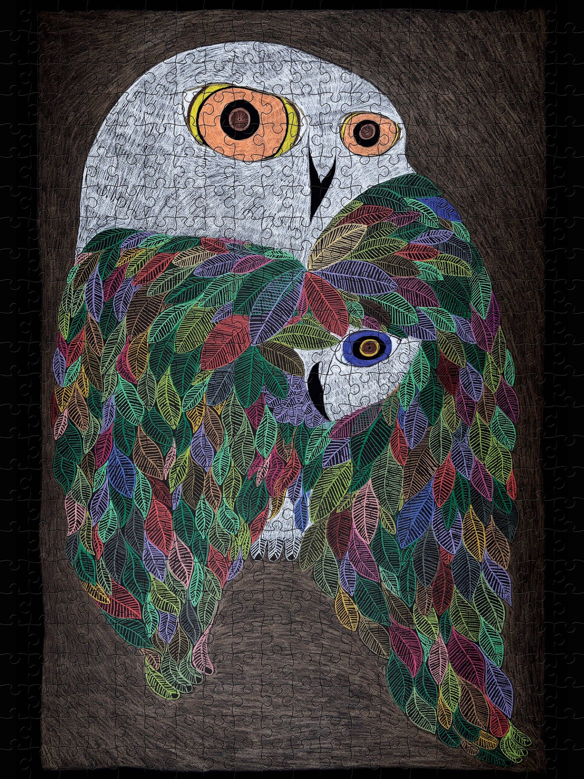 Ningiukulu Teevee: Colourful Wild Owl 500-Piece Jigsaw Puzzle
