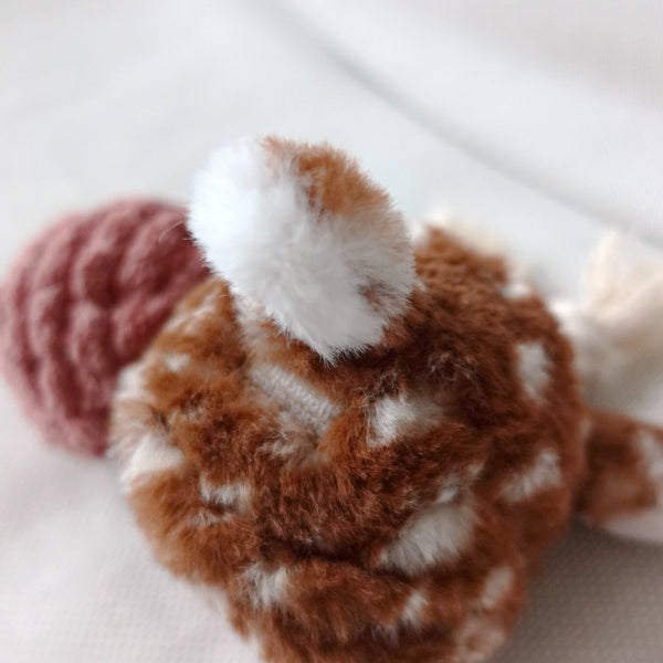 Lambwolf Collective - Enrichment Squeaky Ball Dog Toy - Fawn Pop