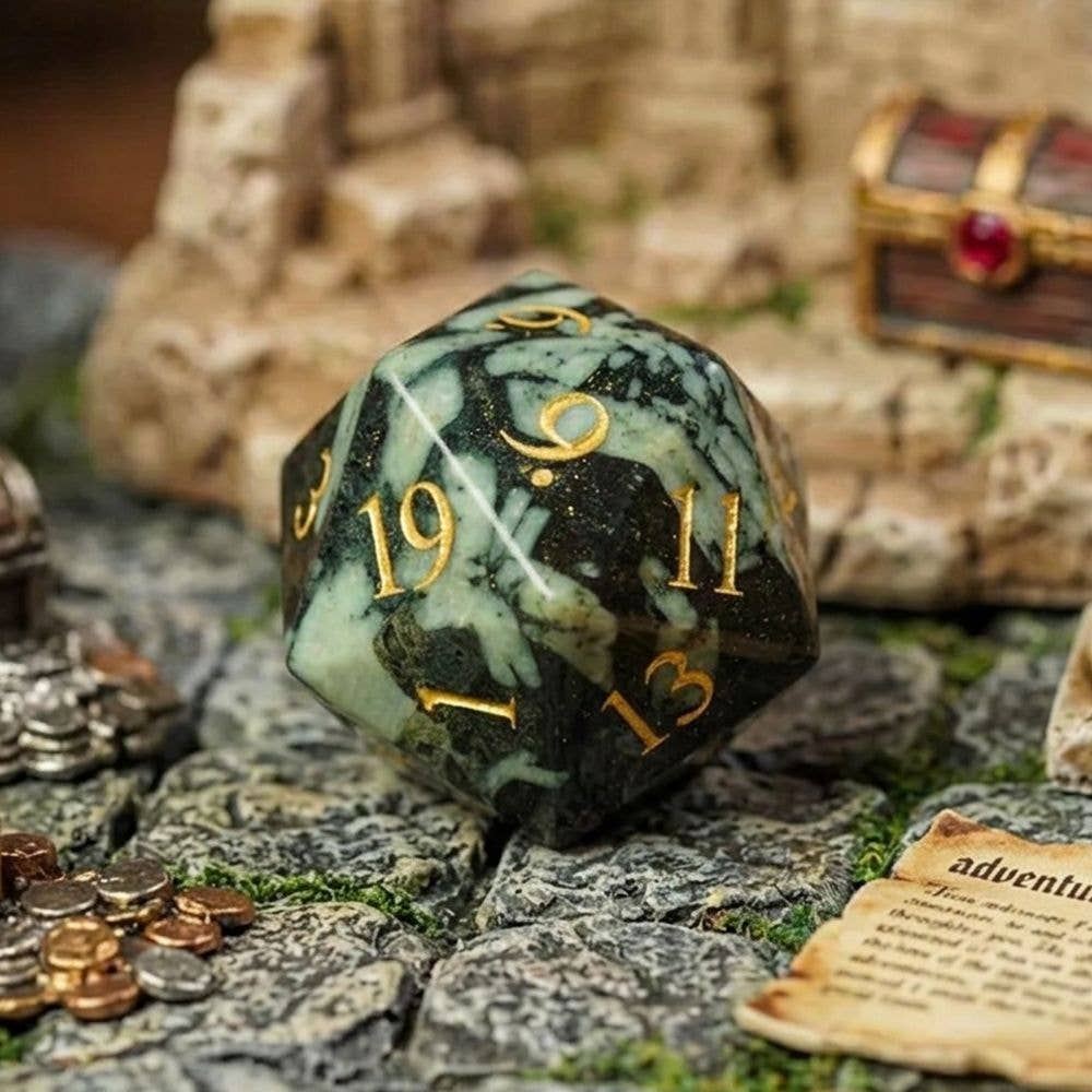 Verdant Core - Stone Dice Set