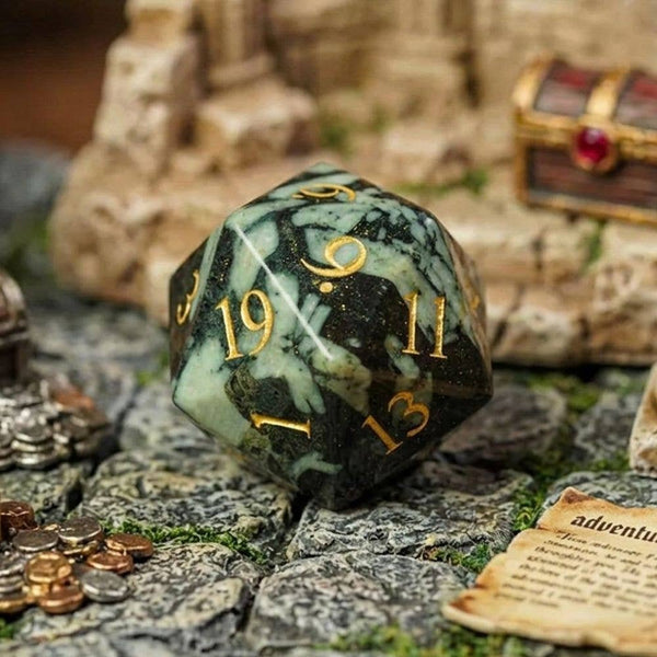 Verdant Core - Stone Dice Set