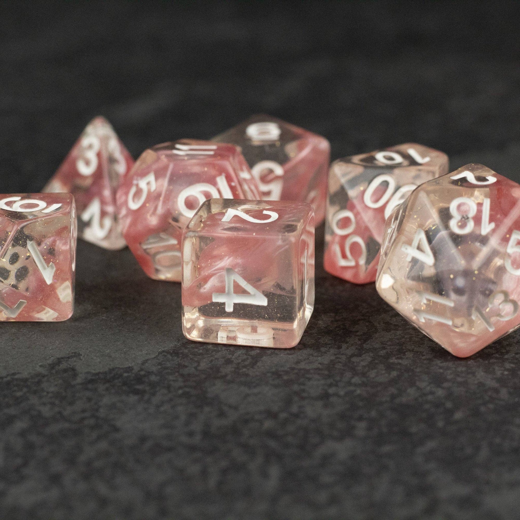 Pink Lava Lamp Dice Set - Space Camp