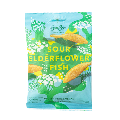 BonBon - Swedish Candy - Sour Elderflower Fish