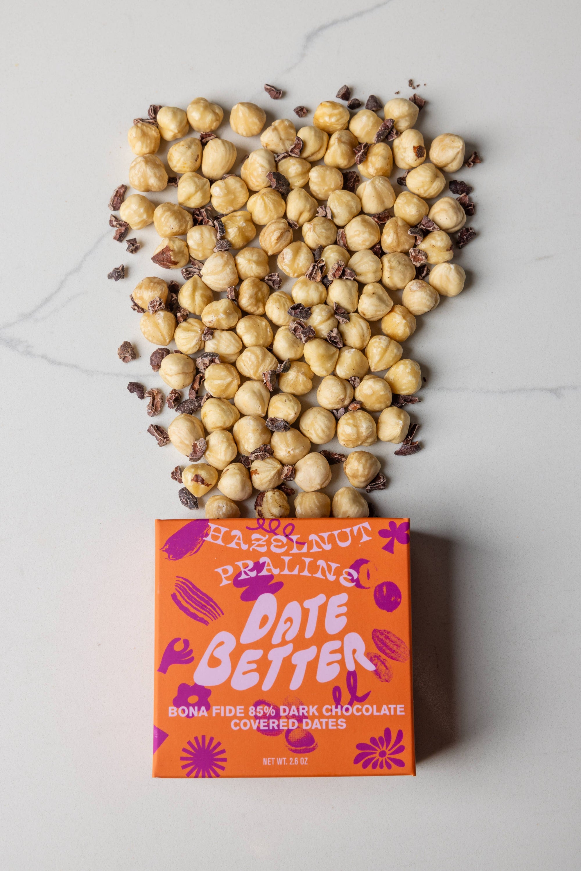 Date Better - Chocolate Covered Dates - Hazelnut Praline - Space Camp