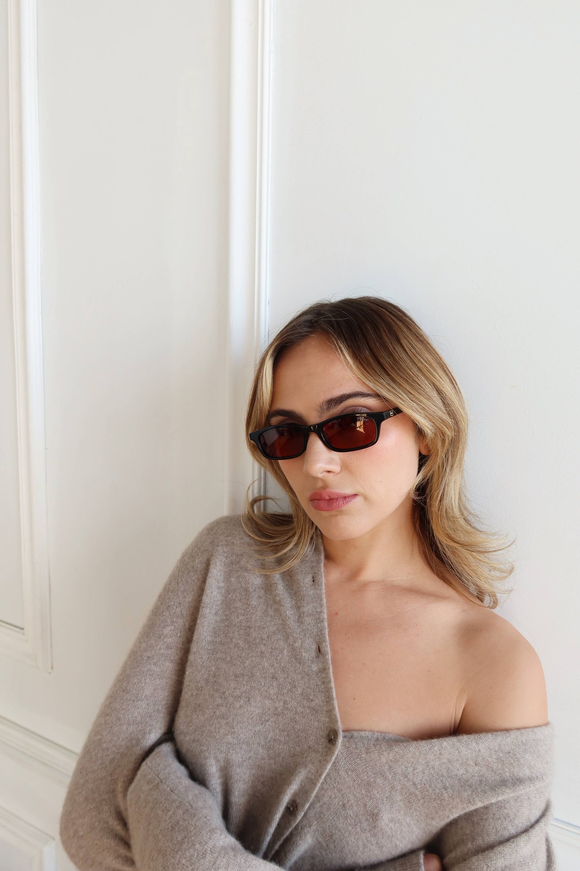 INDY - Joey Square Sunglasses - Black