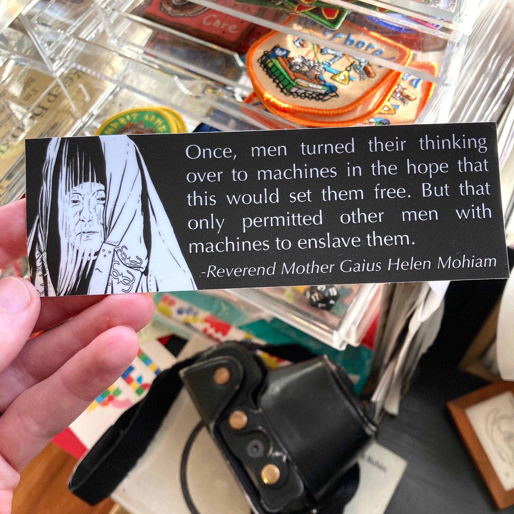 Reverend Mother Dune Quote Vinyl Sticker