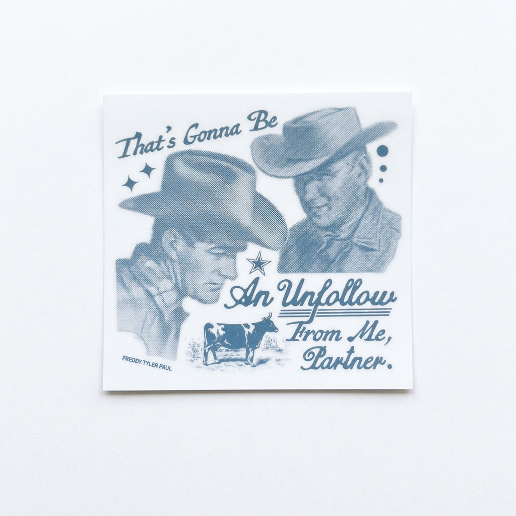 Freddy Tyler Paul - Little Sticker - 'Unfollow'