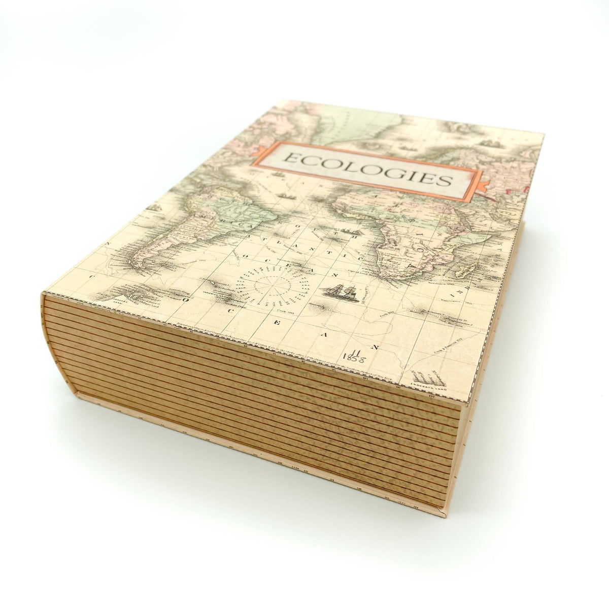 Ecologies Faux Book Box Container and Organizer