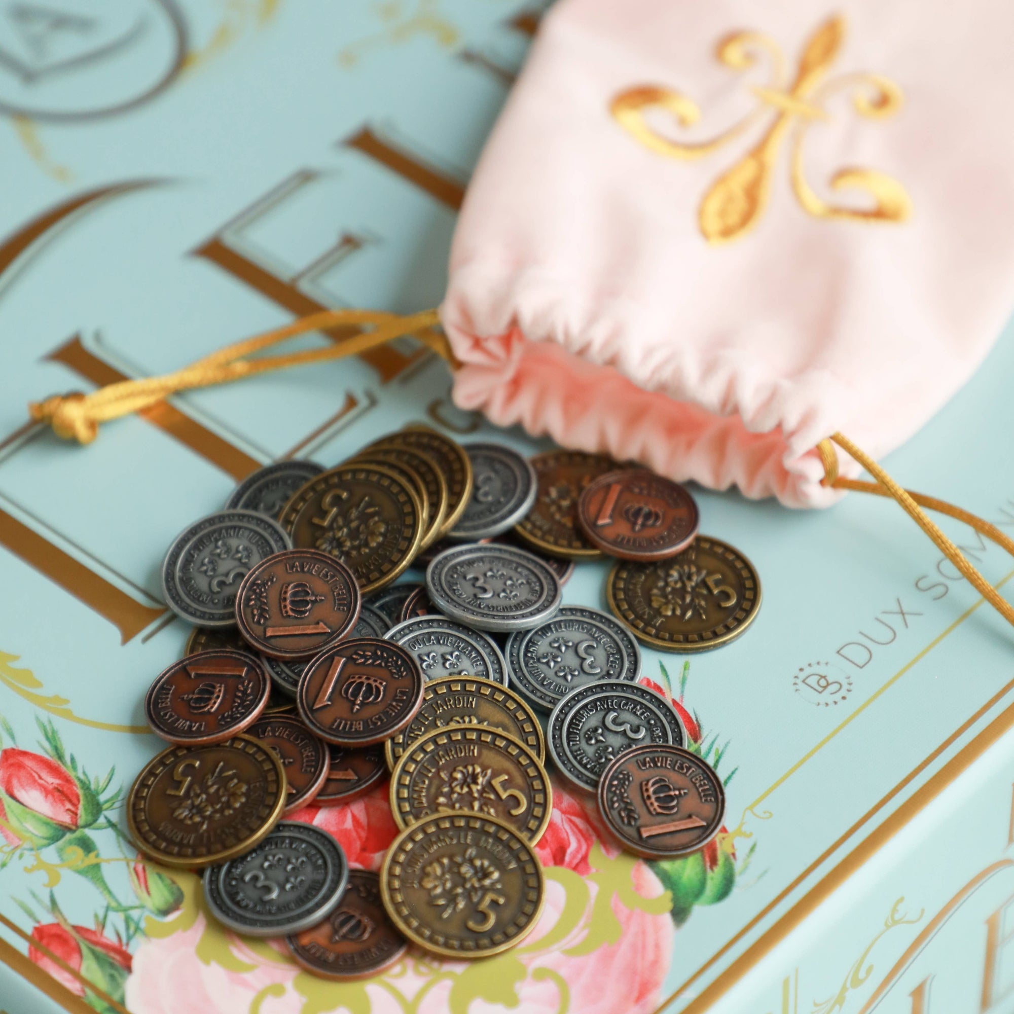 La Fleur - Board Game - Metal Coins