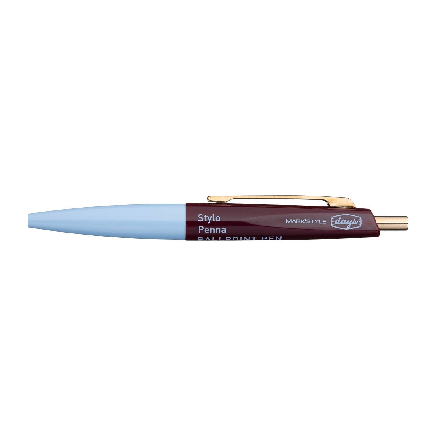 MARK'STYLE - Mini Ball Ink Pen - Beige-Mint