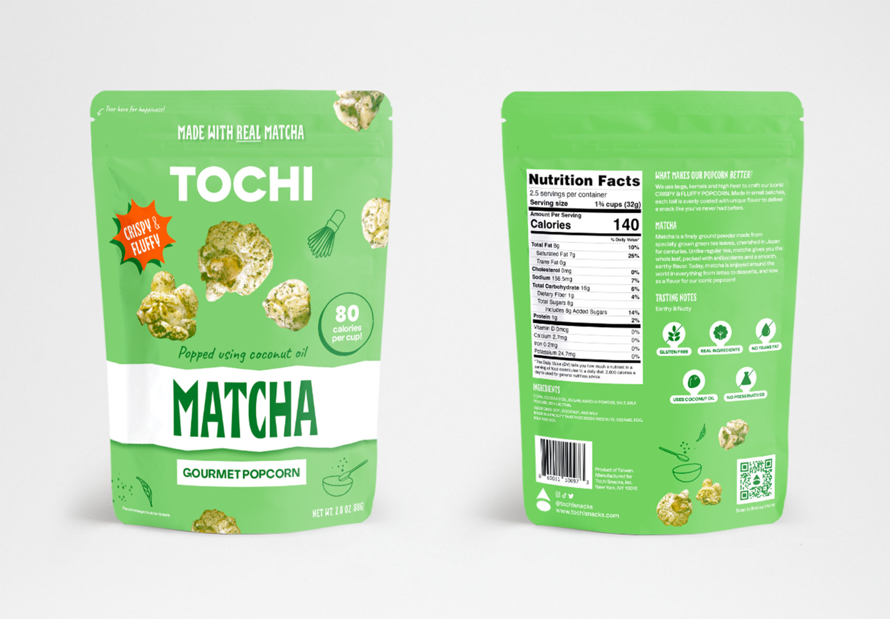 Tochi - Matcha Popcorn