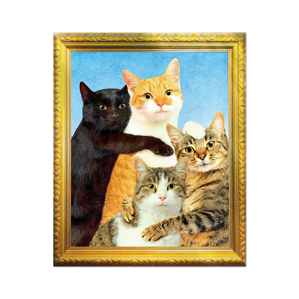 Kitty Family by Toiletpaper - Sticker