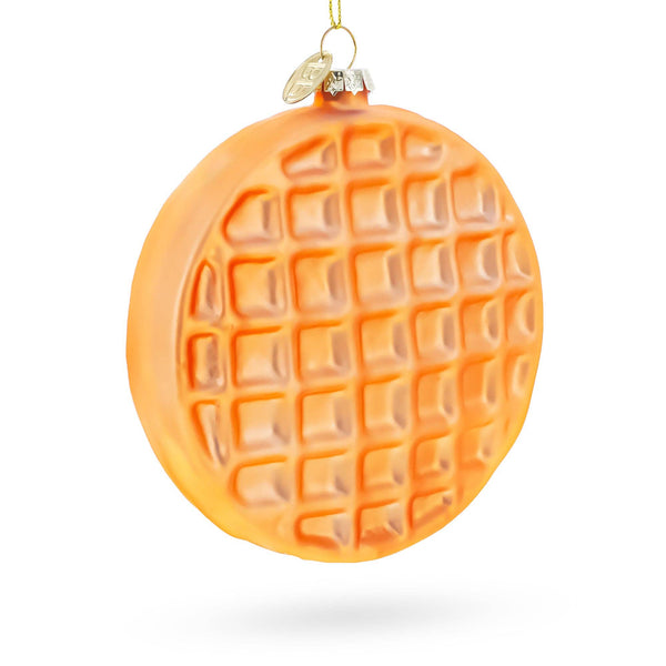 Blueberry Waffle - Glass Ornament