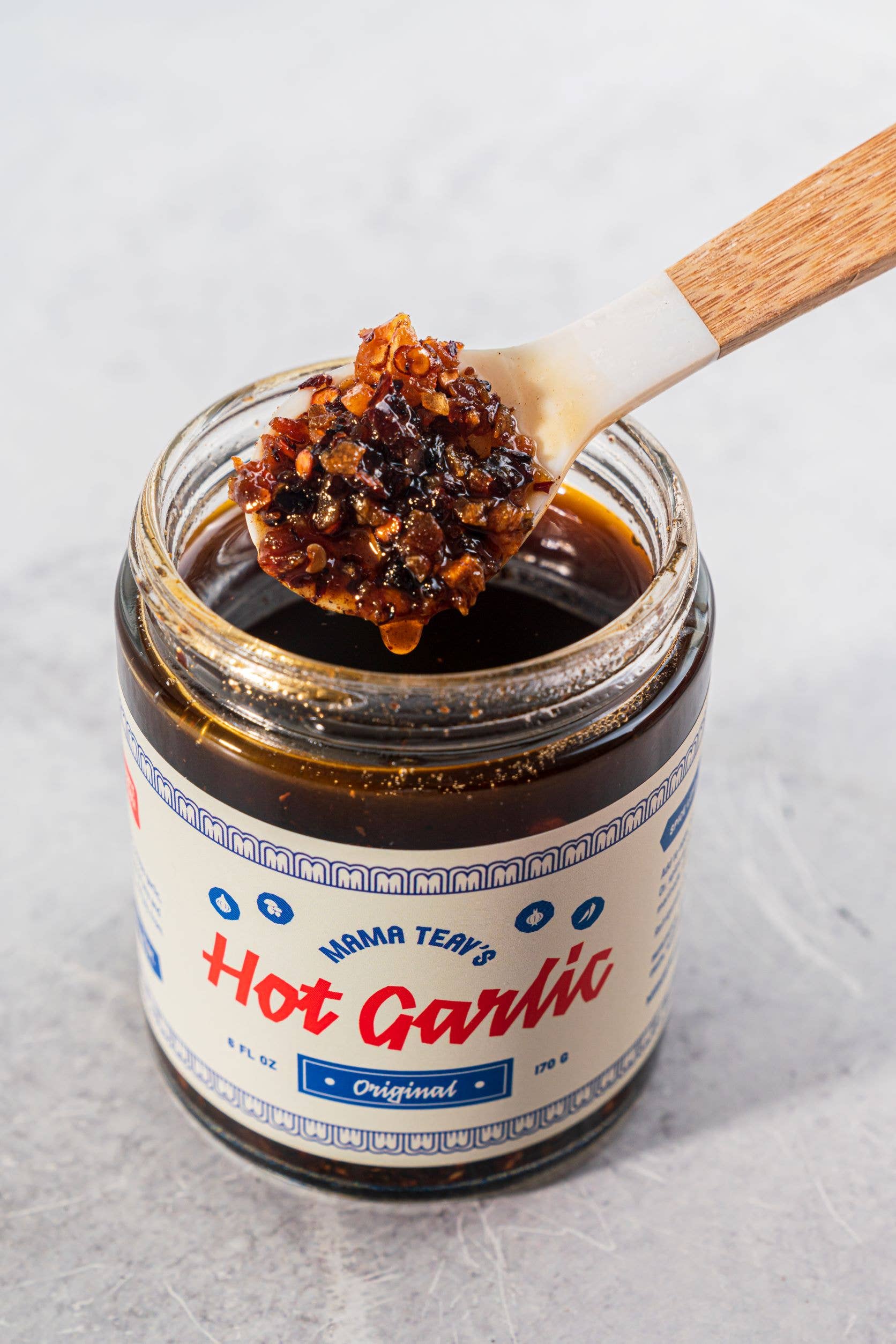 Mama Taev's - Hot Garlic Chili Crisp - ORIGINAL (OG) - All Natural - Space Camp