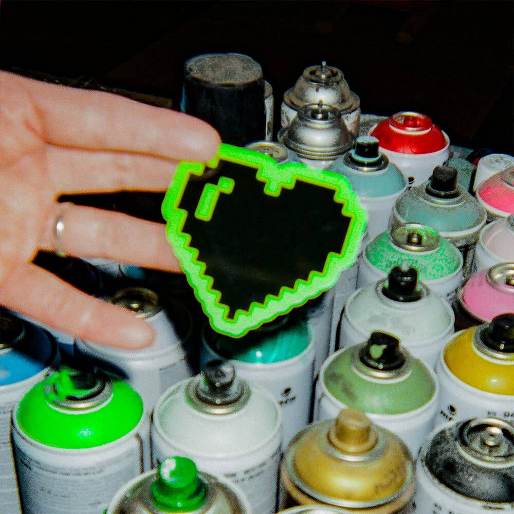 Pixel Heart by Wendy White - Sticker