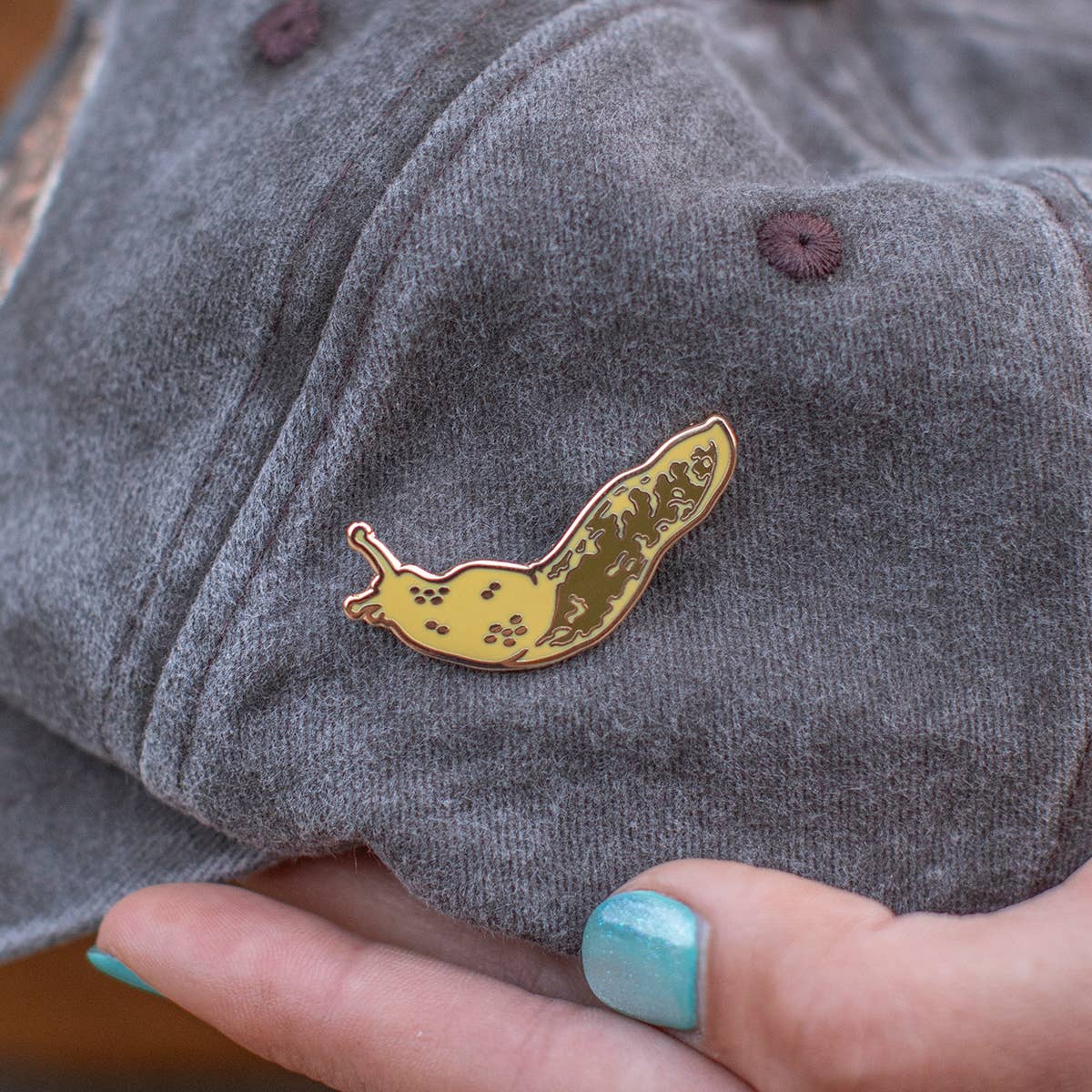 Enamel Pin: Banana Slug 1.25"