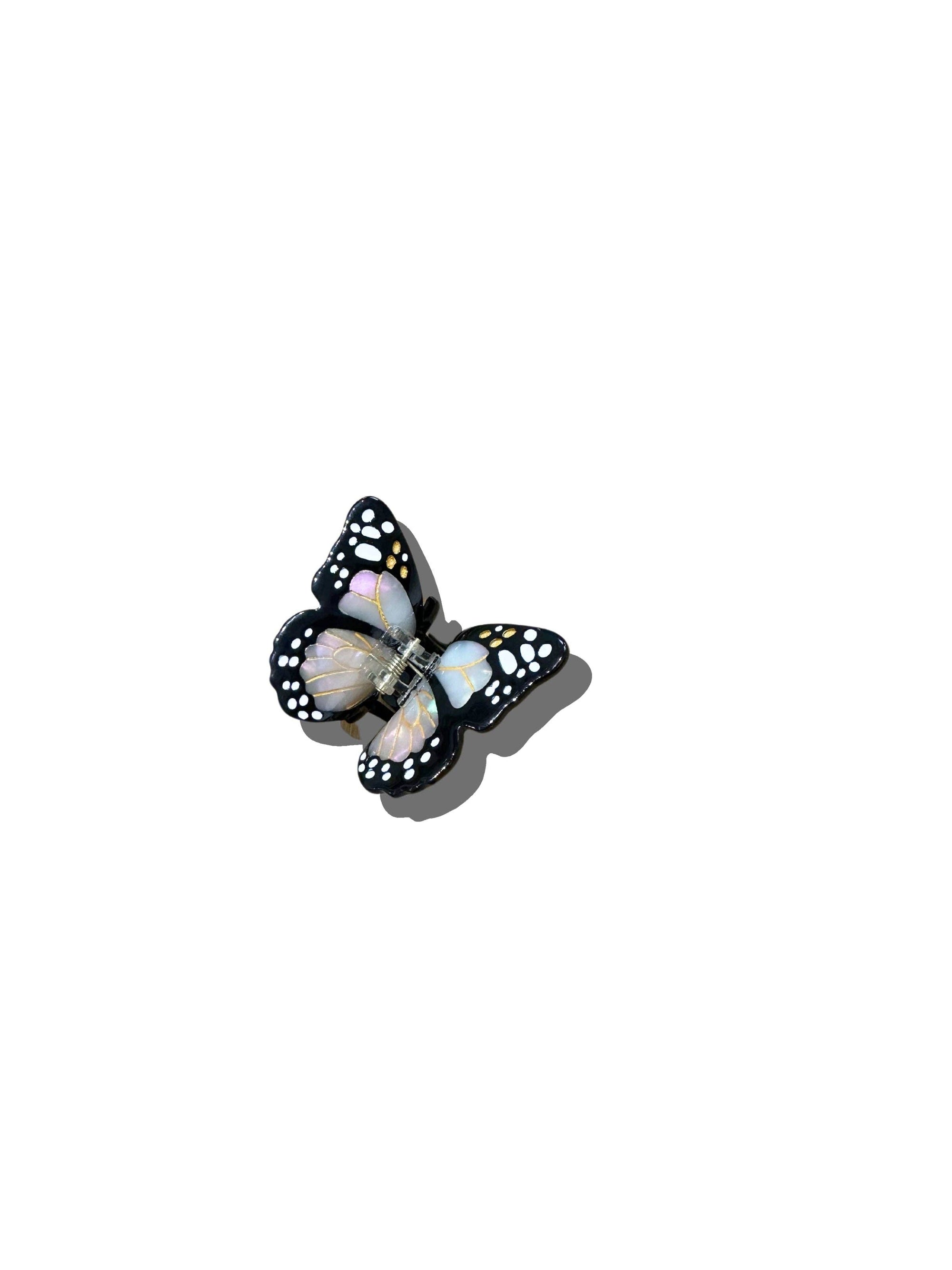 Solar Eclipse - Mini Monarch Butterfly Claw Hair Clip: Baby Blue - Limited Edition