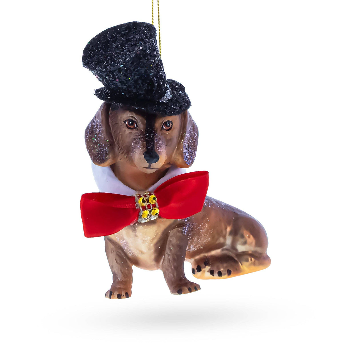 Basset Hound - Glass Ornament