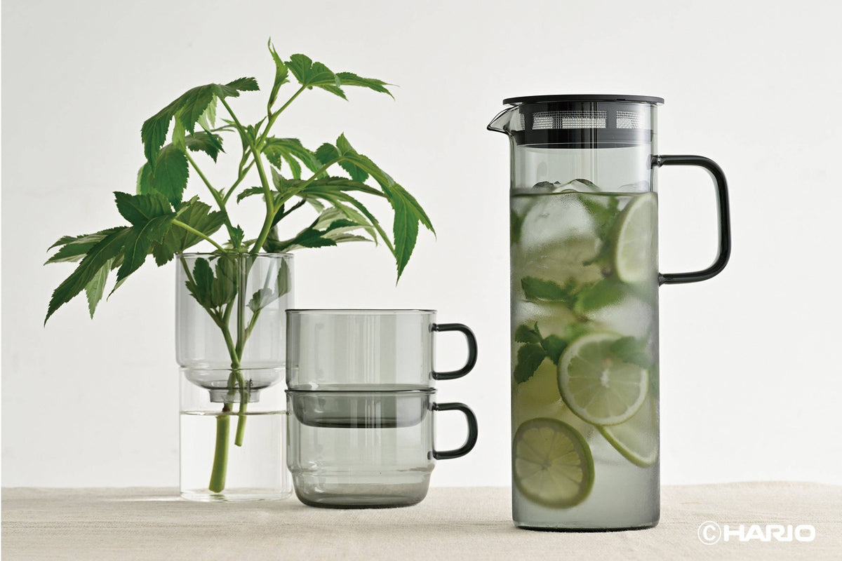 Hario - Colors Glass Series - Cold Brew Pitcher 800mL: Grey