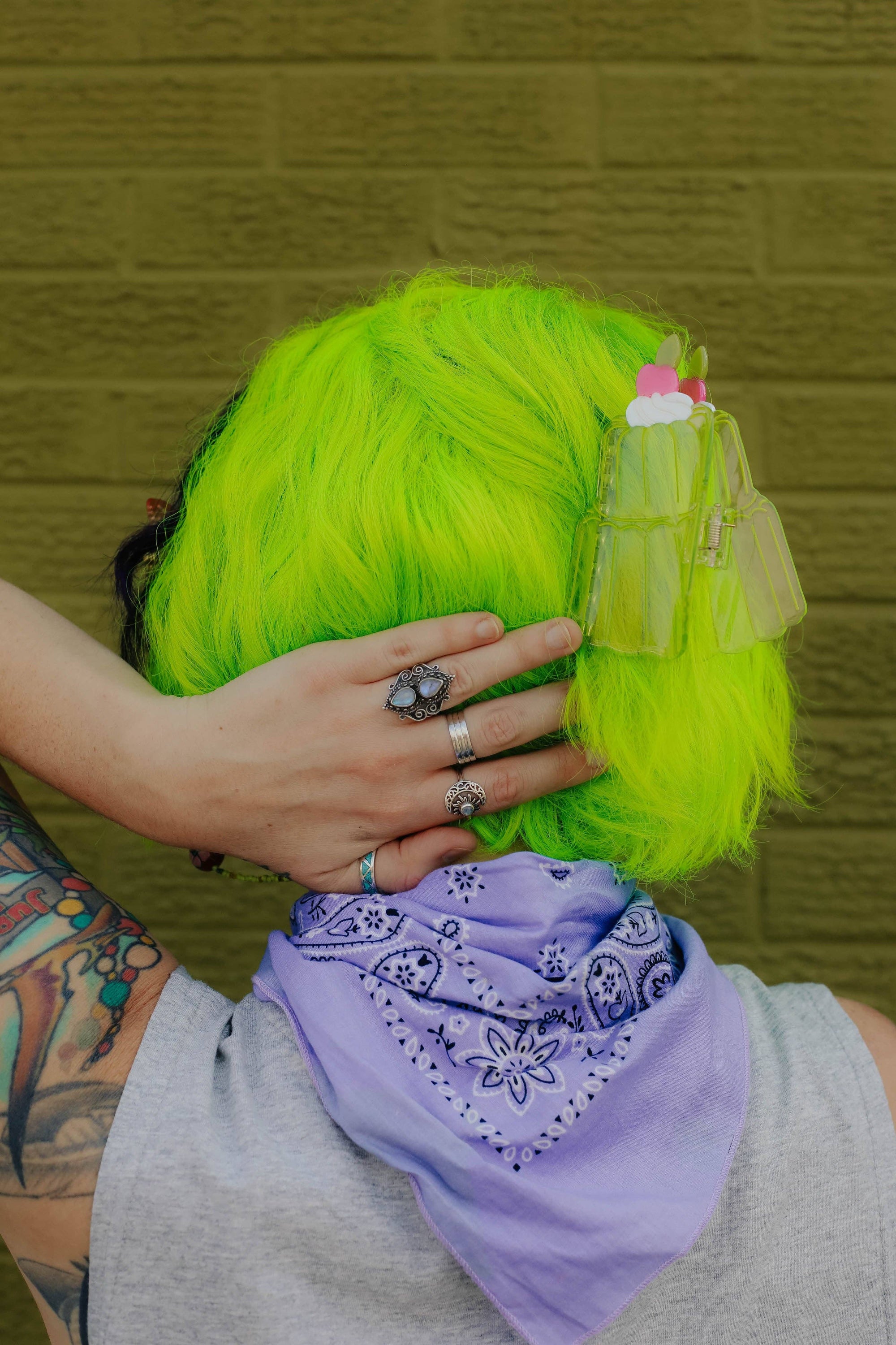 CHUNKS Hair Claw Clip - Jello
