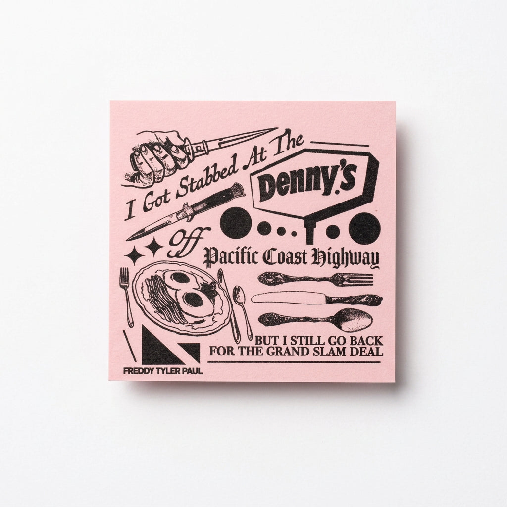 Freddy Tyler Paul - Little Sticker - 'Denny’s'