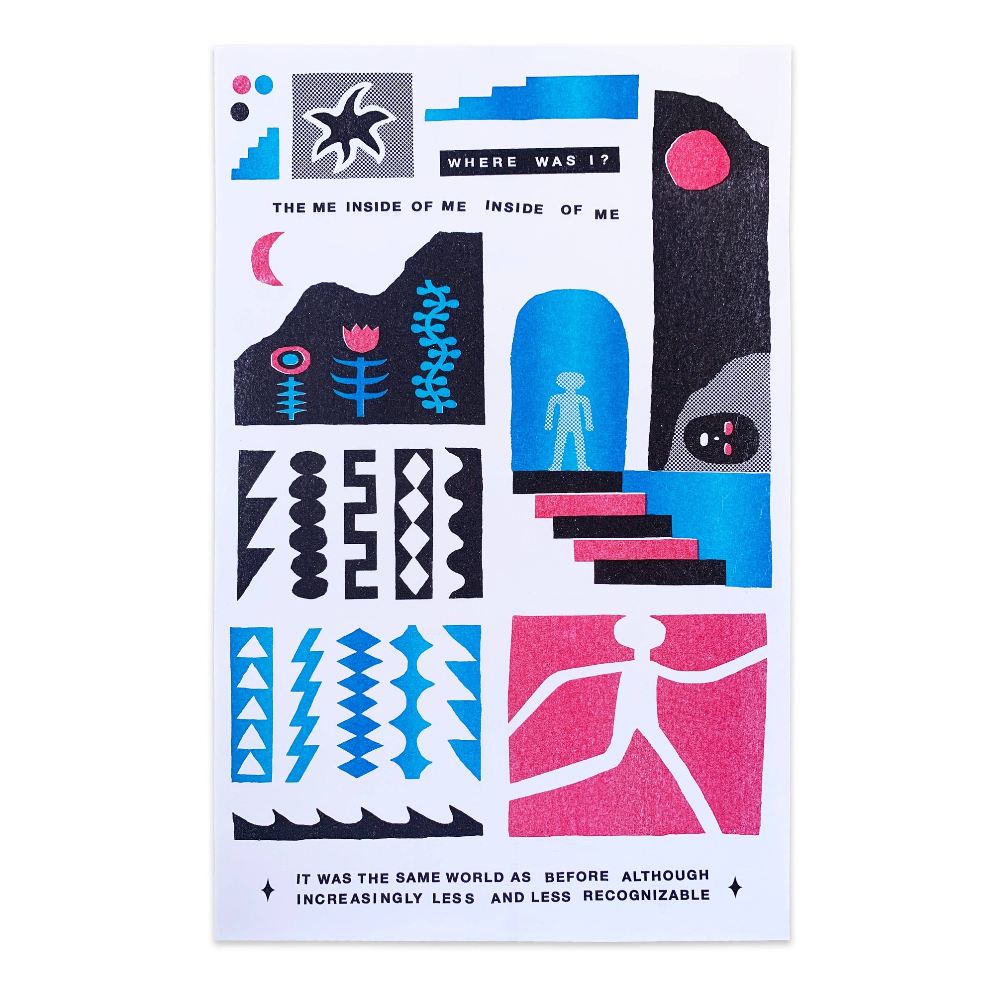 AMBIENT FRIEND - Where Was I? Riso Print