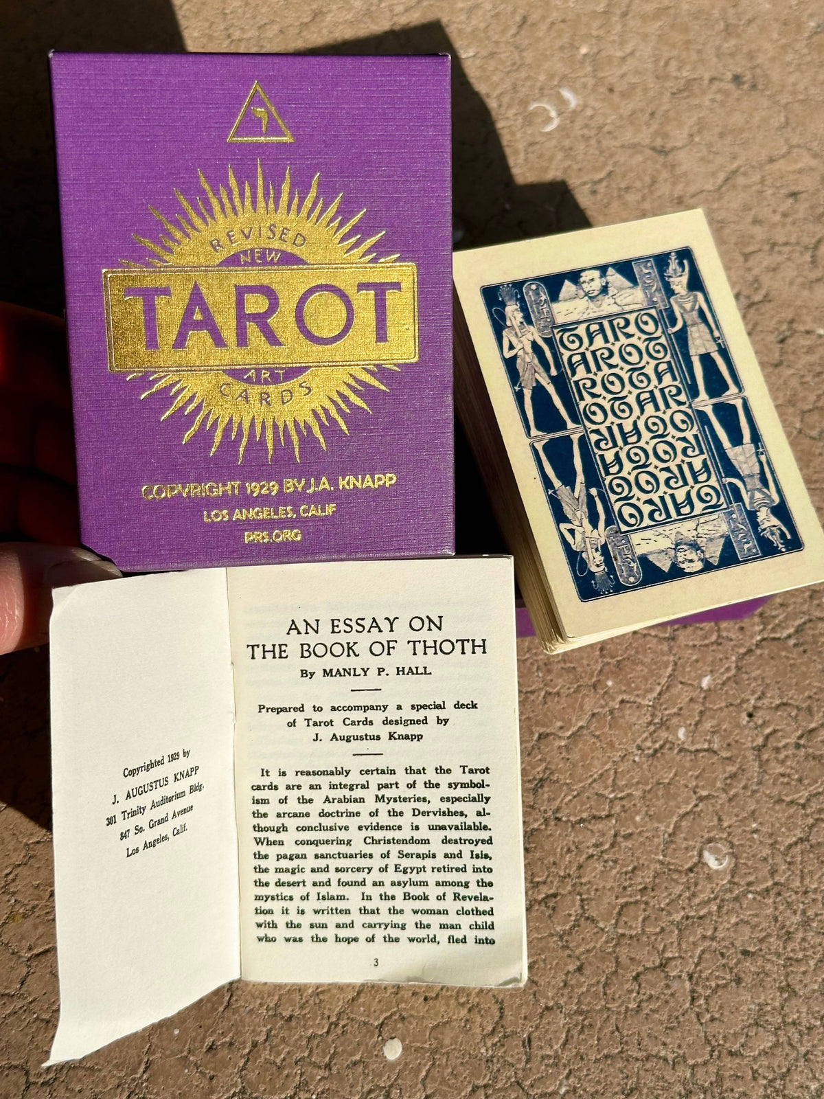 The Knapp-Hall Tarot Deck - Limited Edition 1929 Reprint