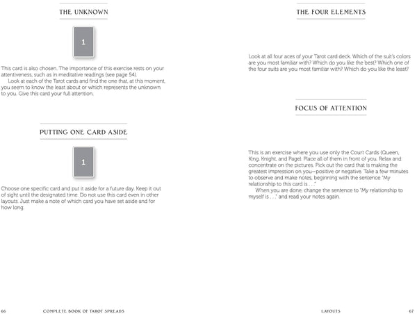 Complete Book of Tarot Spreads by Evelin Burger & Johannes Fiebig
