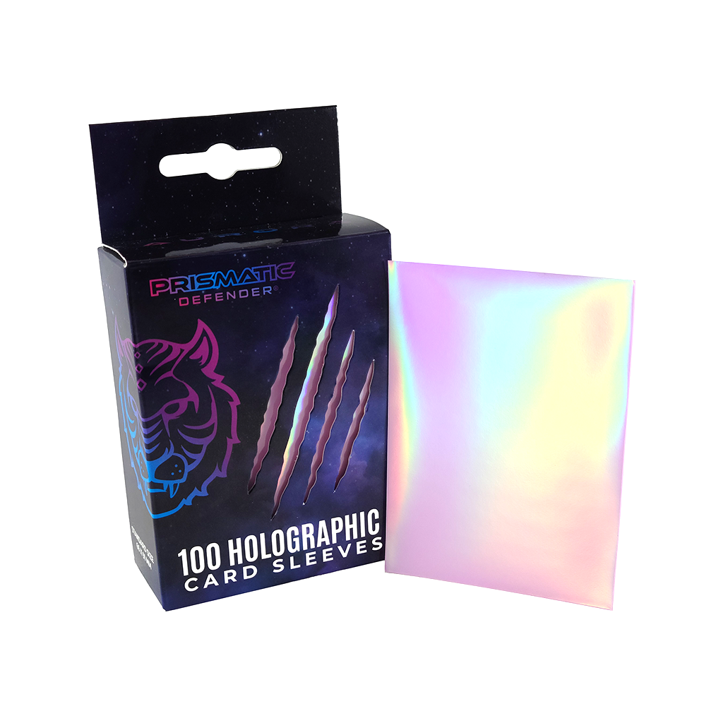 Prismatic Defender® - Holographic Card Sleeves - 3 Foil Designs - Dark Green / Oracle