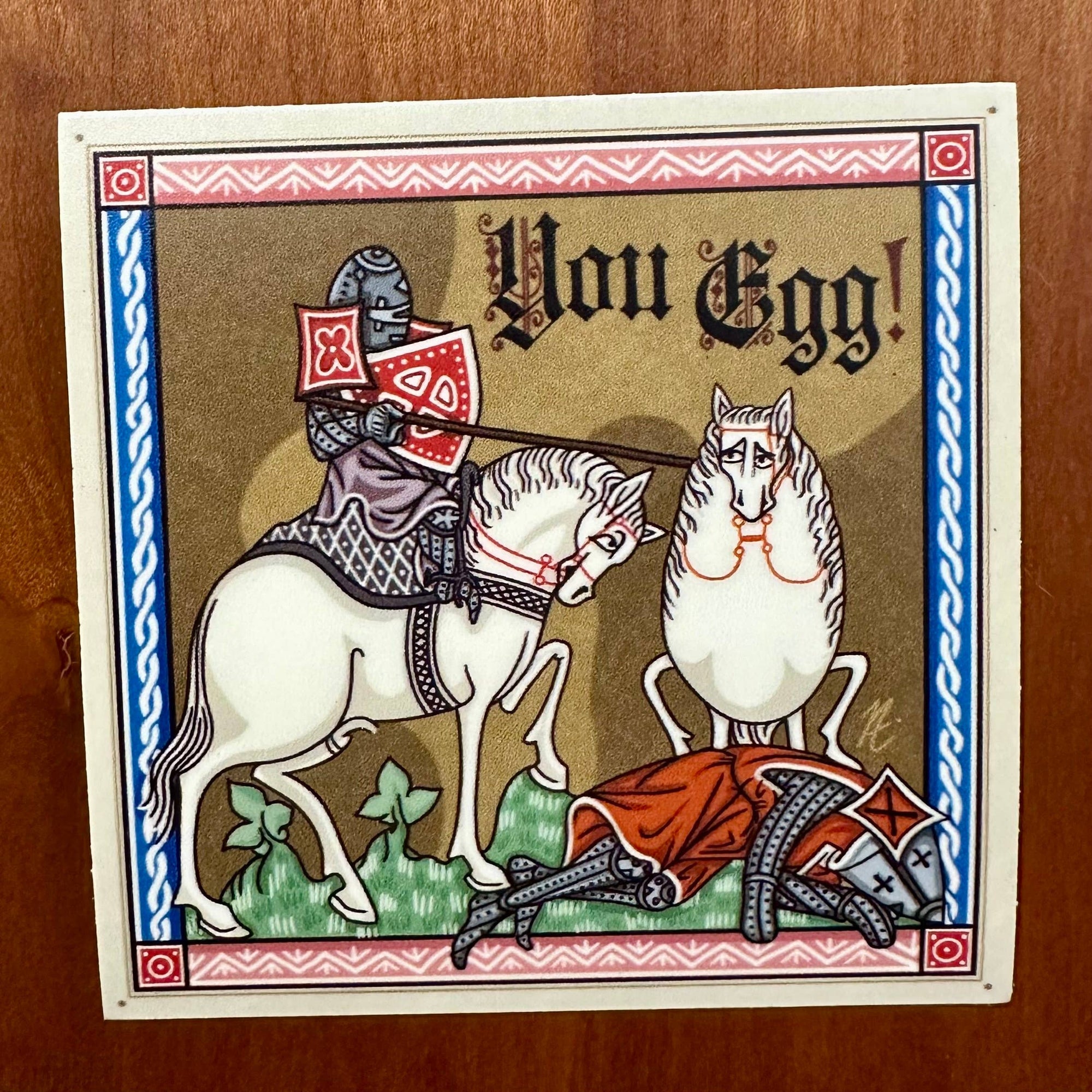 Noratshere - You Egg (Shakespeare) - Medieval Sticker