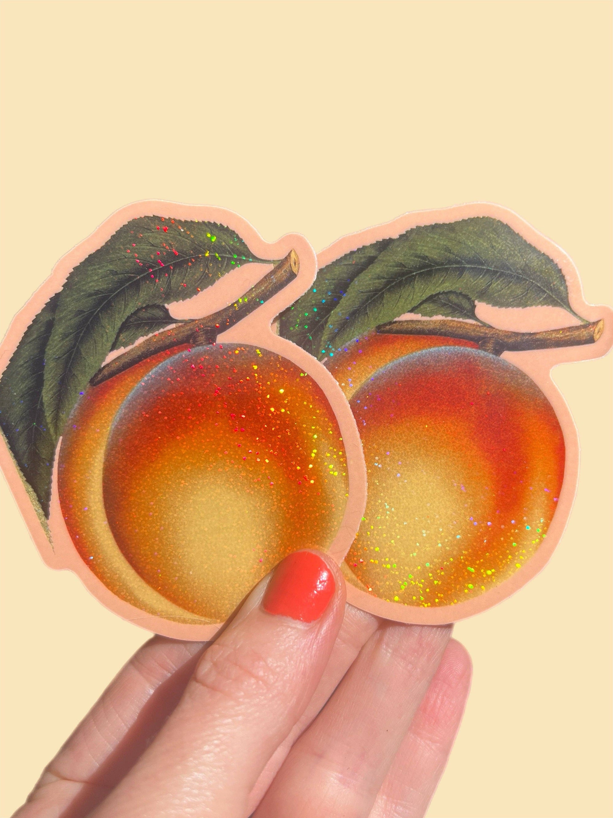 Astral Weekend - Peach Glitter STICKER