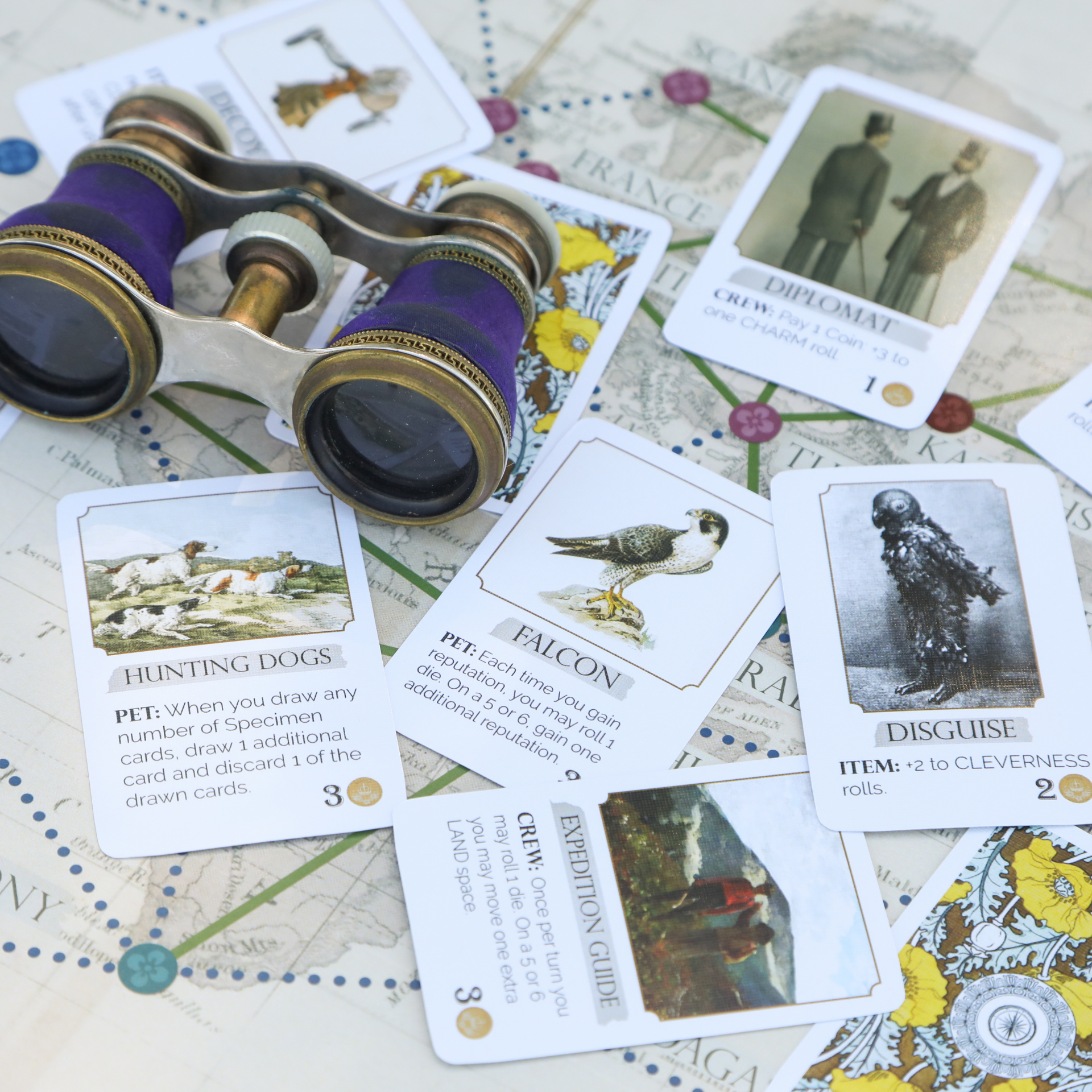 Botany - Flower Hunting in the Victorian Era - Board Game