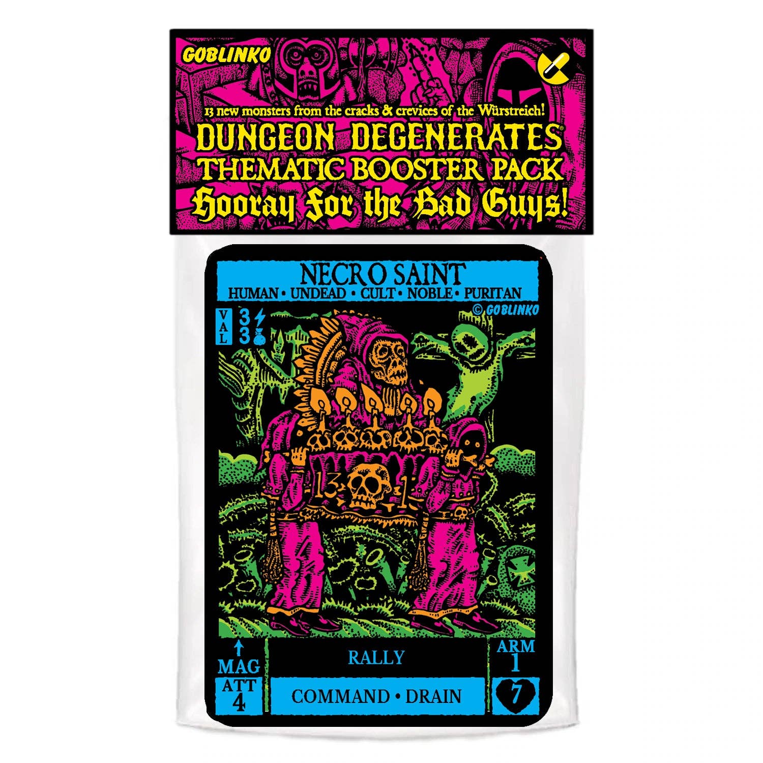 Dungeon Degenerates: Booster Pack - Hooray For the Bad Guys